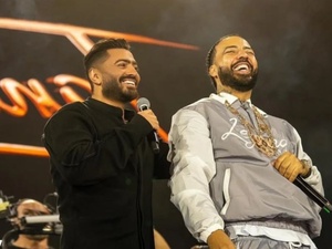 تعاون فني بين تامر حسني وفرينش مونتانا يعيد رسم حدود الموسيقى العربية والعالمية تعاون فني بين تامر حسني وفرينش مونتانا يعيد رسم حدود الموسيقى العربية والعالمية