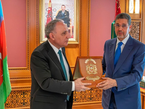 عبد النباوي يبحث مع المدعي العام الأذربيجاني تطوير الشراكة القانونية عبد النباوي يبحث مع المدعي العام الأذربيجاني تطوير الشراكة القانونية