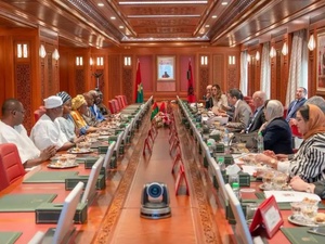 عبد النباوي يتباحث مع وفد قضائي رفيع من بوركينا فاسو لتمتين التعاون وتطوير آليات العدالة. عبد النباوي يتباحث مع وفد قضائي رفيع من بوركينا فاسو لتمتين التعاون وتطوير آليات العدالة.