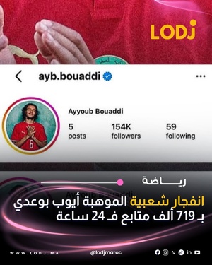 بصم النجم المغربي الصاعد، أيوب بوعدي (18 عاماً)، على انطلاقة تاريخية فـ أول ظهور مونديالي ليه رفقة أسود الأطلس ضد منتخب البرازيل