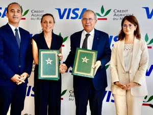 القرض الفلاحي للمغرب و"فيزا" يوقعان شراكة استراتيجية لتسريع التحول الرقمي في منظومة الأداء