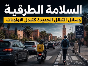 السلامة الطرقية: وسائل التنقل الجديدة كتفرض تبديل الأولويات السلامة الطرقية: وسائل التنقل الجديدة كتفرض تبديل الأولويات