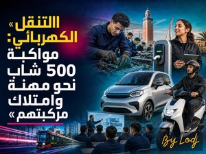 الشغل — التنقل الكهربائي: مواكبة 500 شاب نحو مهنة وامتلاك مركبتهم الشغل — التنقل الكهربائي: مواكبة 500 شاب نحو مهنة وامتلاك مركبتهم