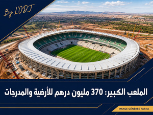 الملعب الكبير الحسن الثاني: 370 مليون درهم لأرضية الملعب والمدرجات