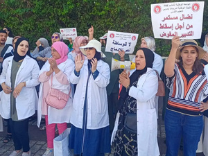 شغيلة التعليم الأولي تحتج للمطالبة بالإدماج في الوظيفة العمومية