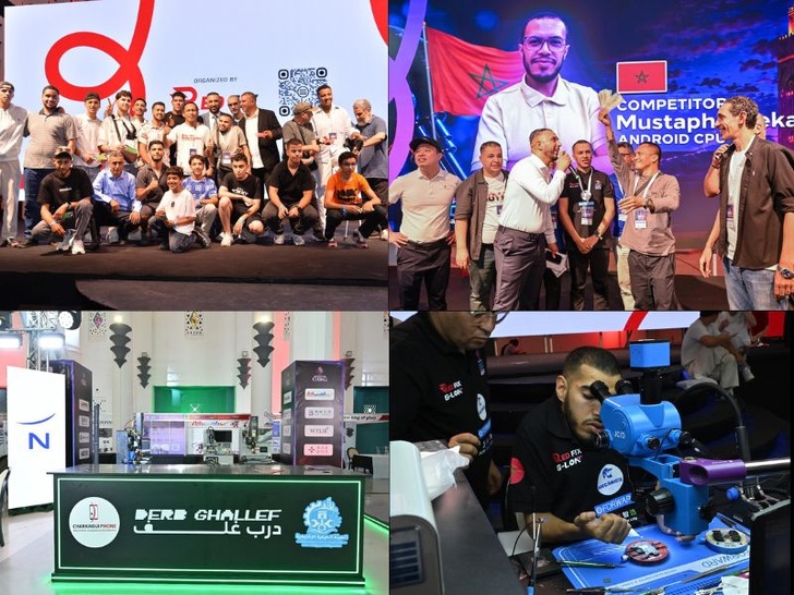 CGC Morocco 2026 بالدار البيضاء.. 120 متسابقاً وتقنيون من 10 دول في سباق احتراف إصلاح الهواتف CGC Morocco 2026 بالدار البيضاء.. 120 متسابقاً وتقنيون من 10 دول في سباق احتراف إصلاح الهواتف