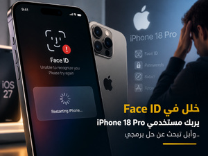 خلل في Face ID يربك مستخدمي iPhone 18 Pro.. وأبل تبحث عن حل برمجي