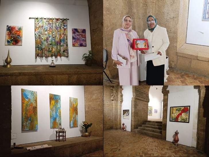 «حين يتكلم الحرف».. أمينة شيشى تمنح الحرف العربي حياة جديدة في الرباط