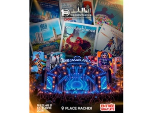 مهرجان «WeCasablanca» ينظم ثلاث حفلات مجانية بساحة الراشدي من 29 إلى 31 أكتوبر