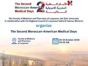 العيون تحتضن الأيام الطبية المغربية الأمريكية حول الذكاء الاصطناعي في الصحة العيون تحتضن الأيام الطبية المغربية الأمريكية حول الذكاء الاصطناعي في الصحة