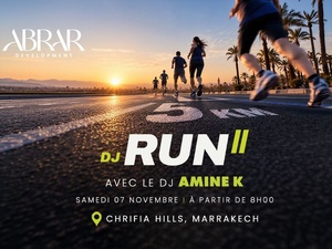 Chrifia Hills DJ Run.. مراكش تستقبل سباقاً يجمع الجري والموسيقى على مسافة 5 كيلومترات