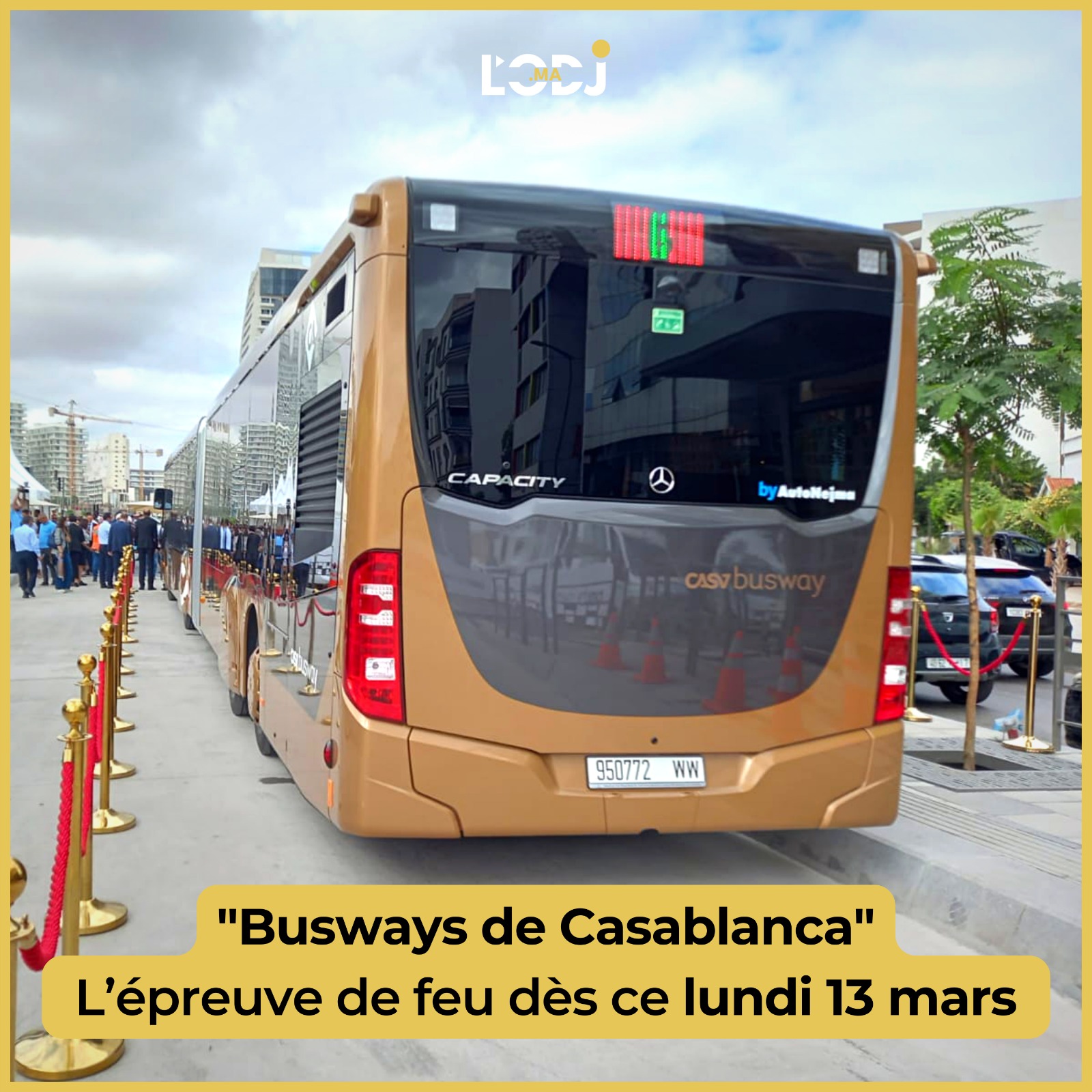الدار البيضاء : اختبار إطلاق "bus ways" 
