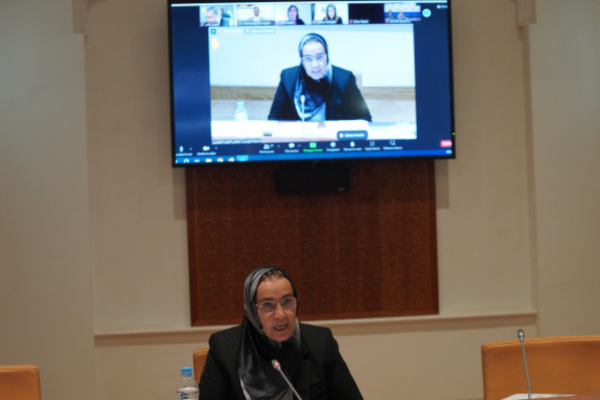نائبة رئيس مجلس النواب السيدة خديجة الزومي تشارك في أشغال حوار البرلمانات العربية