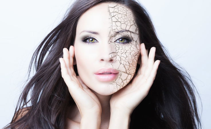ارتفاع درجات الحرارة الى اي احد يضر بالبشرة؟