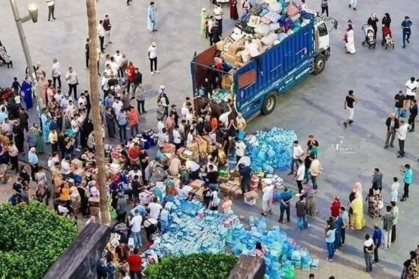 المغاربة هبوا لتلبية نداء الضمير لإنقاذ ومساعدة ضحايا زلزال الحوز