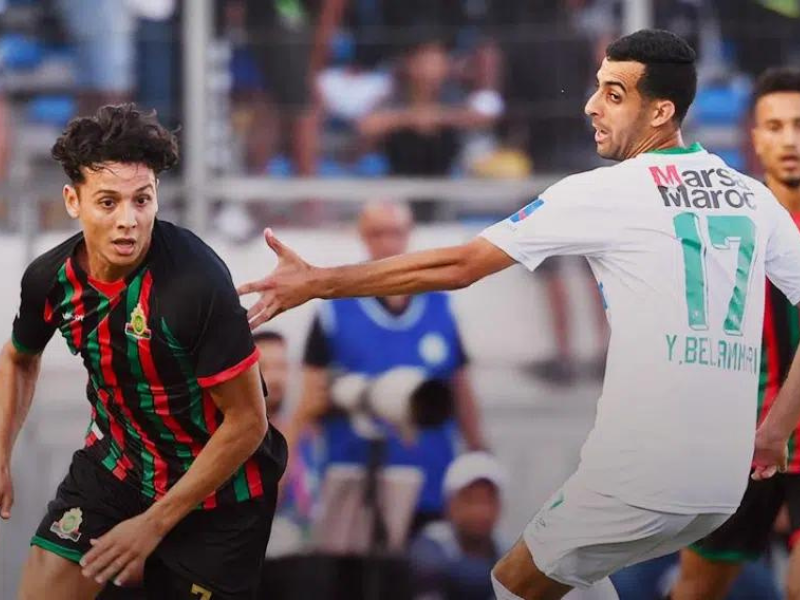 الرجاء والجيش يواصلان اقتسام صدارة البطولة بعد التعادل الإيجابي