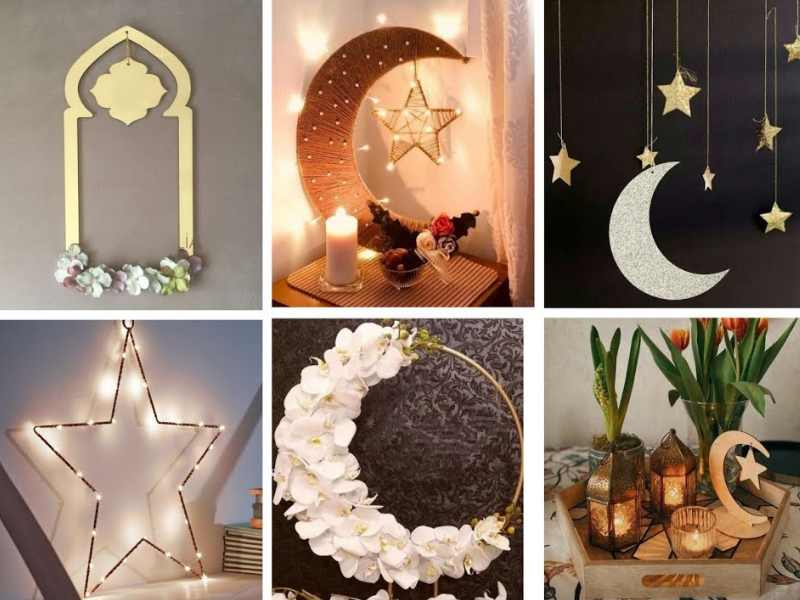 استقبلي رمضان في المنزل بحلة أنيقة، خمس أفكار سهلة لزينة رمضان