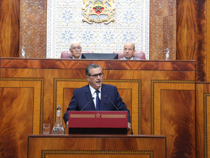 رئيس الحكومة السيد عزيز أخنوش يشيد بالرؤية الملكية وإنجازات المغرب