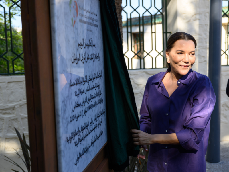 الأميرة للا حسناء تدشن المنتزه التاريخي لحبول بمكناس بعد تجديده الشامل الأميرة للا حسناء تدشن المنتزه التاريخي لحبول بمكناس بعد تجديده الشامل