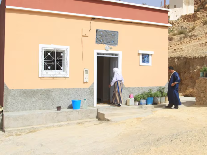 أسر تستعد للعودة إلى منازلها بإقليم شيشاوة بعد إعادة البناء جراء الزلزال أسر تستعد للعودة إلى منازلها بإقليم شيشاوة بعد إعادة البناء جراء الزلزال