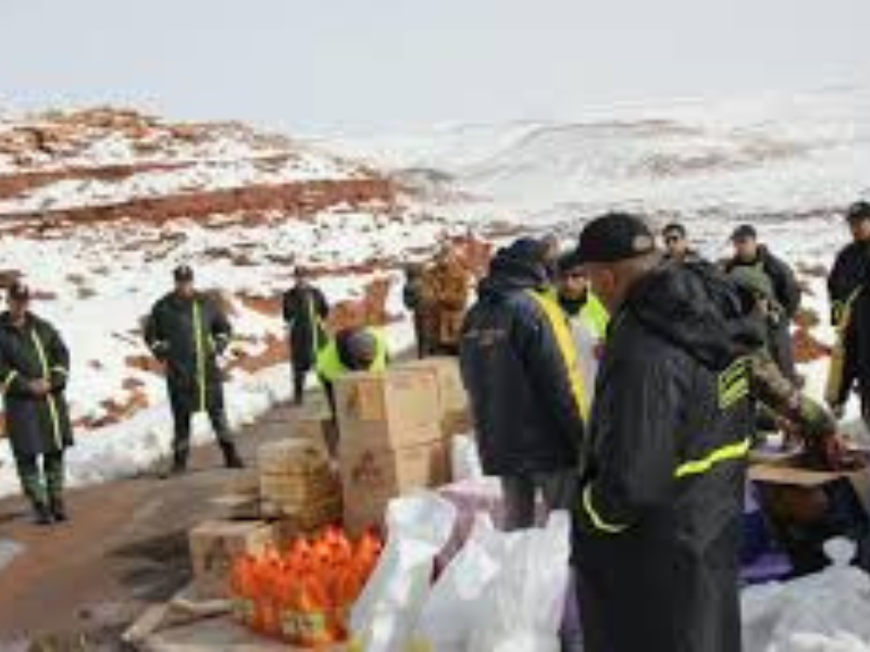 إقليم جرسيف: مبادرات تضامنية متواصلة لمواجهة موجة البرد إقليم جرسيف: مبادرات تضامنية متواصلة لمواجهة موجة البرد