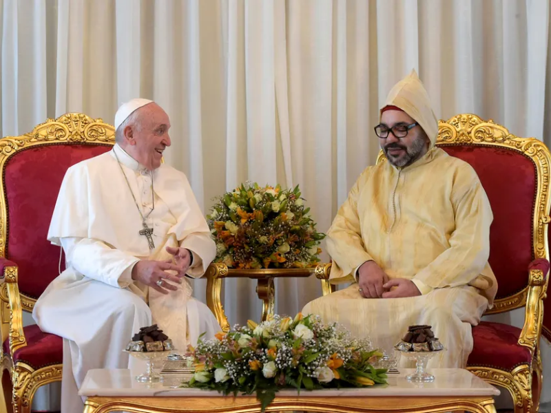 الملك محمد السادس يقدم تعازيه للفاتيكان إثر وفاة البابا فرنسيس الملك محمد السادس يقدم تعازيه للفاتيكان إثر وفاة البابا فرنسيس
