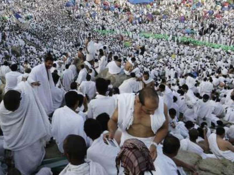 توافد حجاج بيت الله الحرام إلى عرفات: ذروة مناسك الحج توافد حجاج بيت الله الحرام إلى عرفات: ذروة مناسك الحج