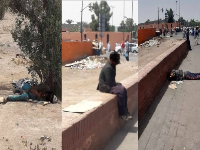 شارع 11 يناير بمراكش: مأساة إنسانية تهدد صورة المدينة العالمية شارع 11 يناير بمراكش: مأساة إنسانية تهدد صورة المدينة العالمية