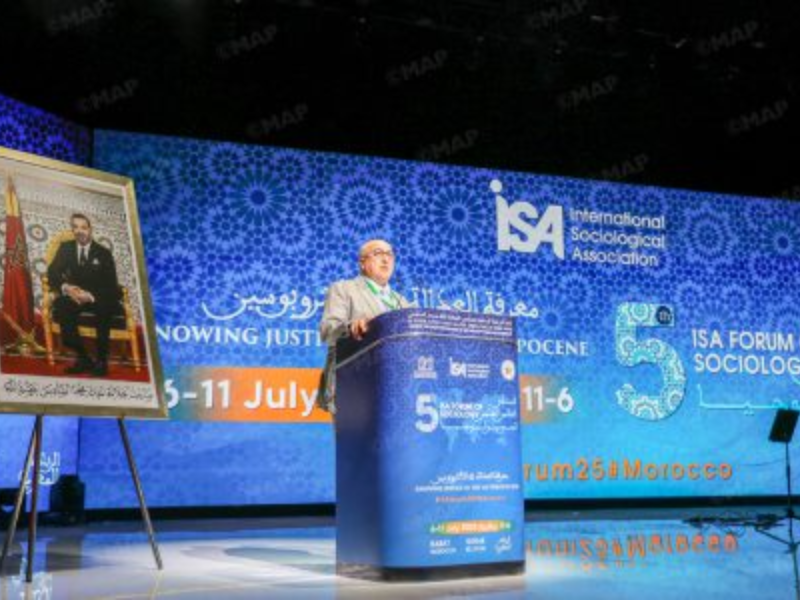 الرباط تحتضن المنتدى العالمي الخامس للسوسيولوجيا لأول مرة في إفريقيا والعالم العربي الرباط تحتضن المنتدى العالمي الخامس للسوسيولوجيا لأول مرة في إفريقيا والعالم العربي