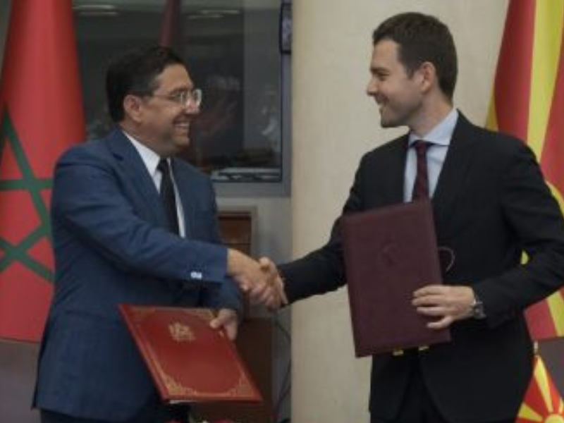 زيارة ناصر بوريطة إلى مقدونيا الشمالية: تعزيز العلاقات الثنائية ودعم مغربية الصحراء زيارة ناصر بوريطة إلى مقدونيا الشمالية: تعزيز العلاقات الثنائية ودعم مغربية الصحراء
