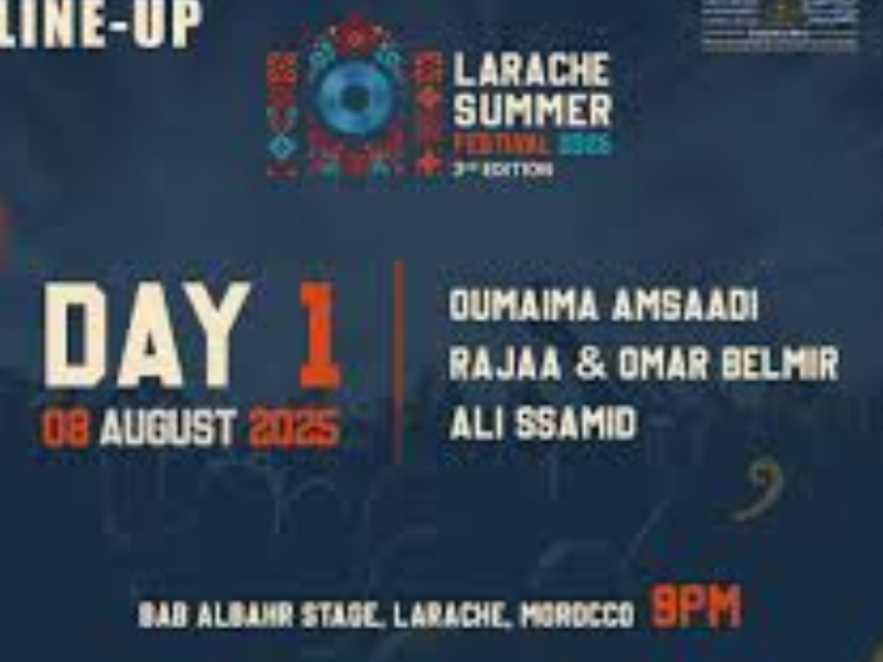 "Larache Summer Festival 2025" يحيي ليالي المدينة بنجوم الفن المغربي والعالمي