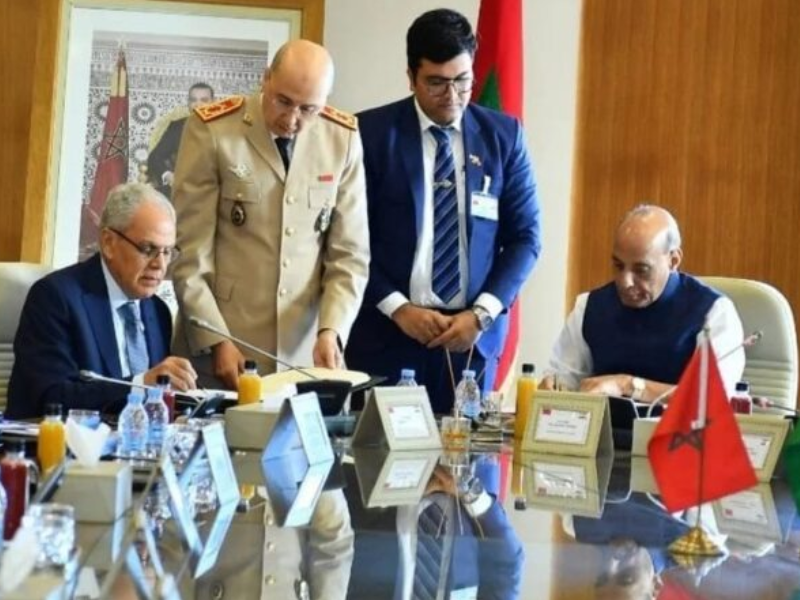 المغرب والهند يوقعان مذكرة تفاهم لتعزيز التعاون العسكري والدفاع السبيراني