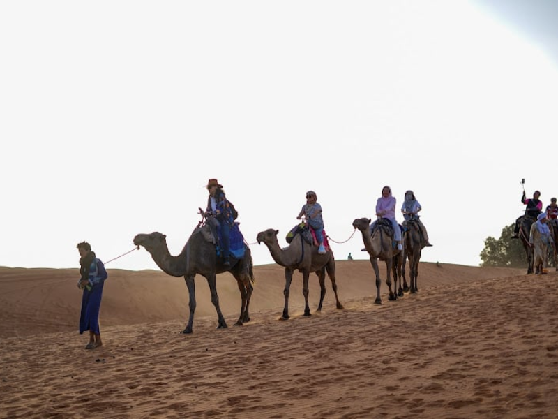 رغم محدودية البنية الفندقية.. السياحة الصحراوية بالمغرب تسجل إقبالا متزايدا