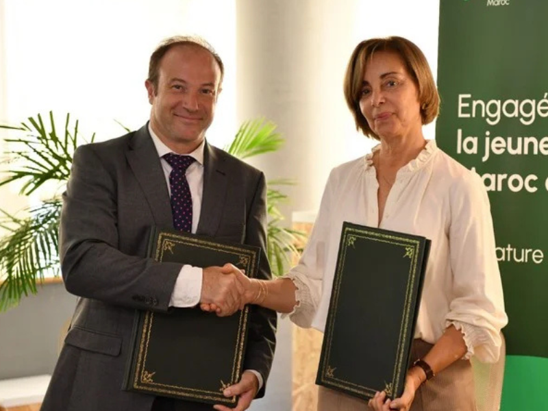 فيفو إنيرجي المغرب” تجدّد التزامها تجاه الشباب بتوقيع اتفاقية شراكة جديدة مع “إنجاز المغرب”