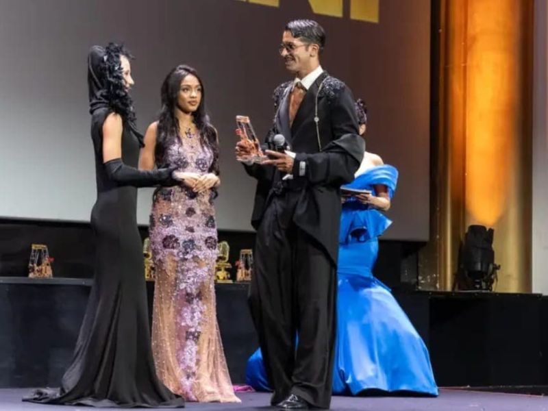 المصمم المغربي ليو نورما يبرز في سماء الموضة العالمية بالقفطان المغربي المصمم المغربي ليو نورما يبرز في سماء الموضة العالمية بالقفطان المغربي