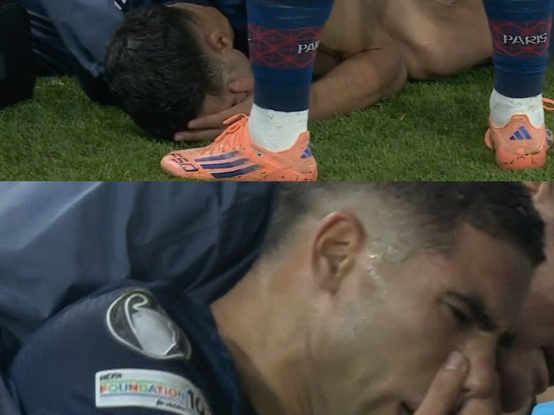 إصابة أشرف حكيمي تربك باريس سان جيرمان وتقلق الجماهير المغربية