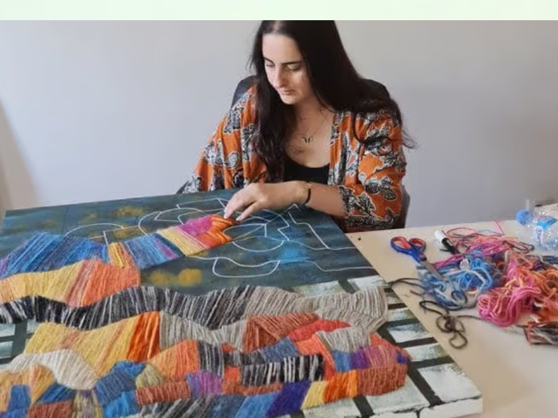 معرض "Flow" للفنانة زينب أبوزيد الصوالي في JAAL Riad Resort بمراكش