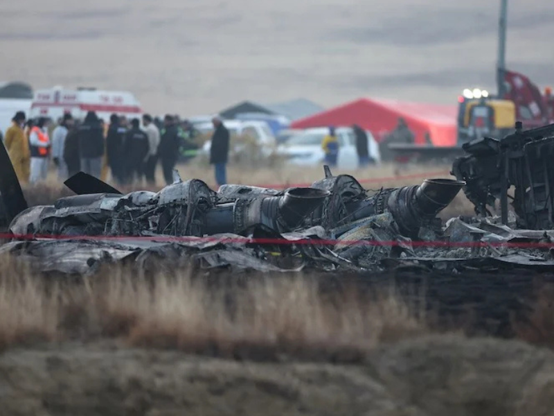 مقتل 20 عسكرياً تركياً في تحطم طائرة شحن عسكرية في جورجيا