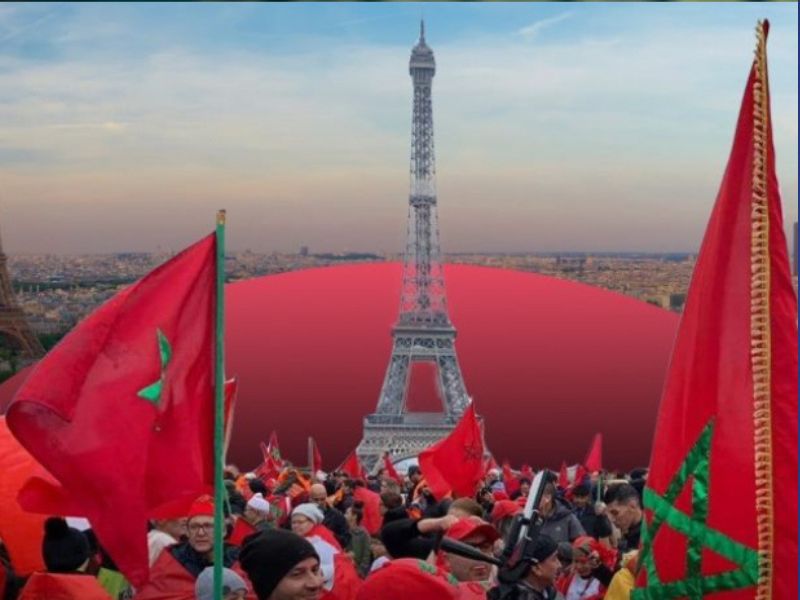الملحمة الخضراء وحب الوطن يتجسدان في قلب الجالية المغربية بفرنسا