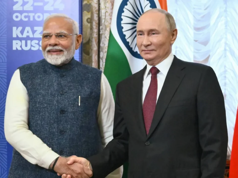  الدفاع والتجارة على رأس جدول أعمال زيارة الرئيس الروسي للهند