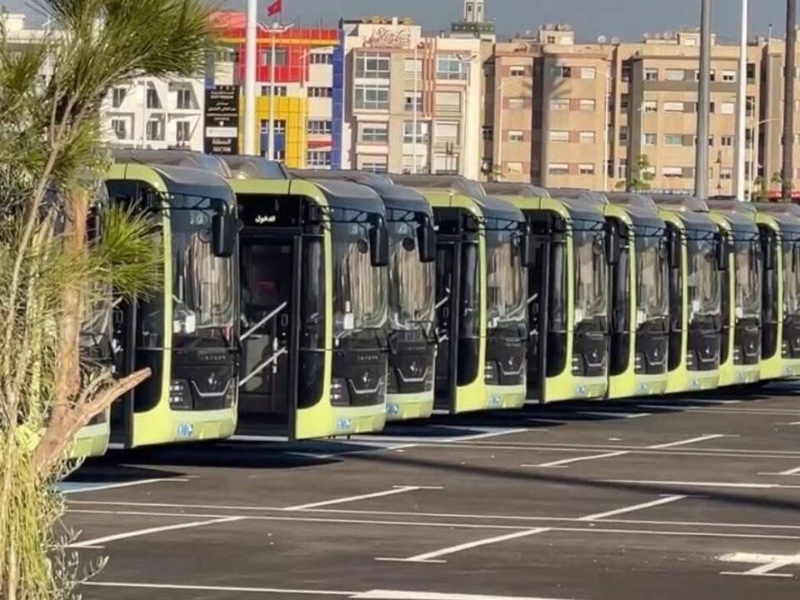فاس تدشن 154 حافلة عصرية للنقل الحضري ضمن نموذج تدبير محدث