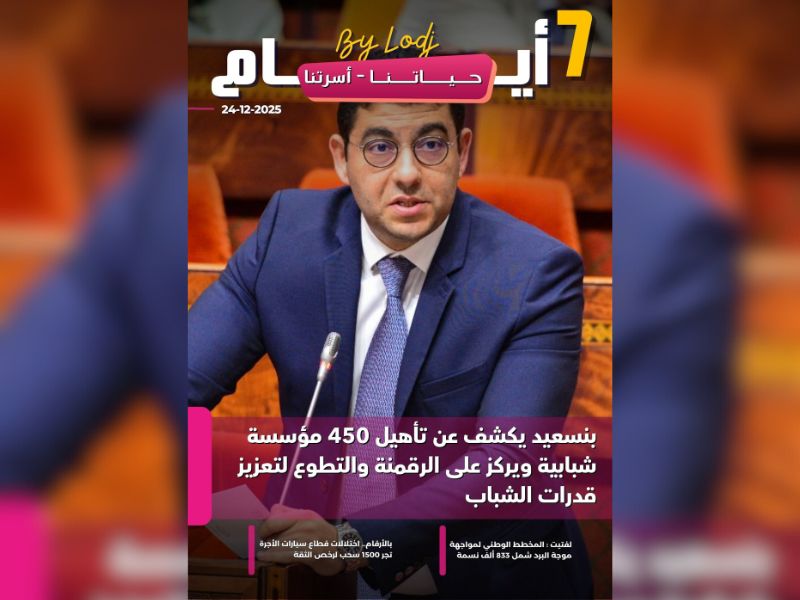 صدور مجلة 7 أيام - حـــيـاتــنـــا - أسرتنا ليوم 24/12/2025