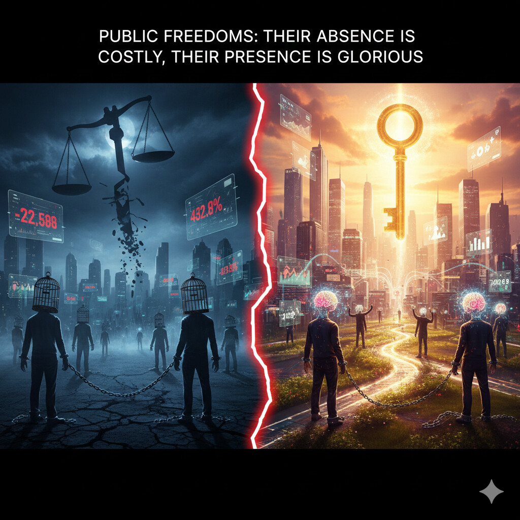 الحريات العامة : غيابها مكلف، ووجودها مجدٍ