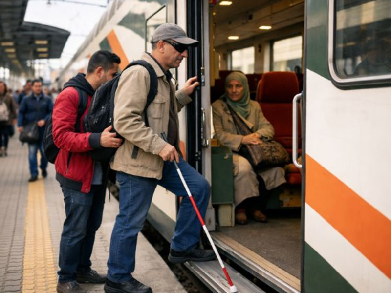 إقبال كبير على بطاقة تخفيض القطار لذوي الاحتياجات الخاصة.. أكثر من 5000 طلب عبر المنصة الرقمية