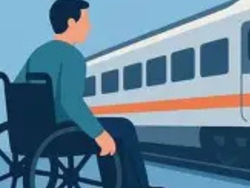 بطاقة التخفيض للقطارات لفائدة الأشخاص في وضعية إعاقة تدخل الخدمة الفعلية