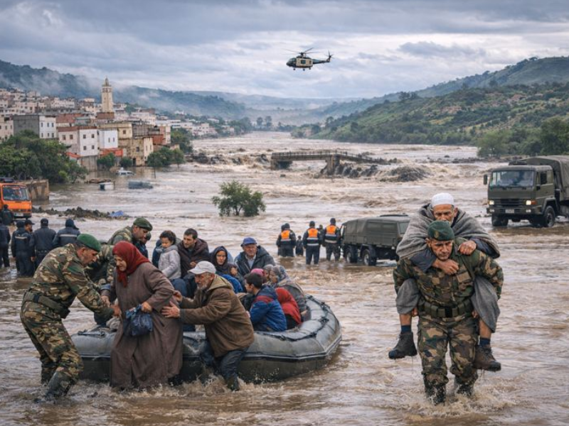 شمال المغرب يلقن دروسًا في التضامن والمسؤولية : اختبار استباقي لقدرة الدولة والمجتمع على مواجهة الكوارث