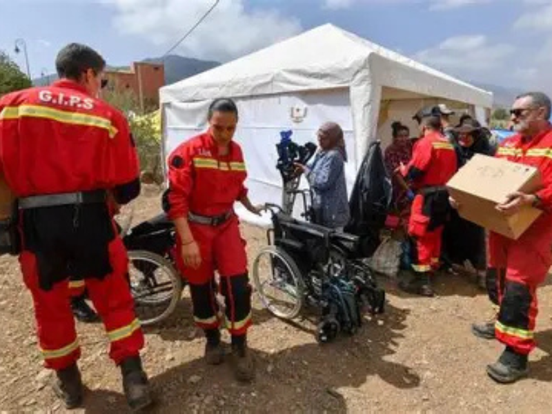 الجمعية المغربية للأخصائيين النفسيين بالوظيفة العمومية تدعم المتضررين من الفيضانات