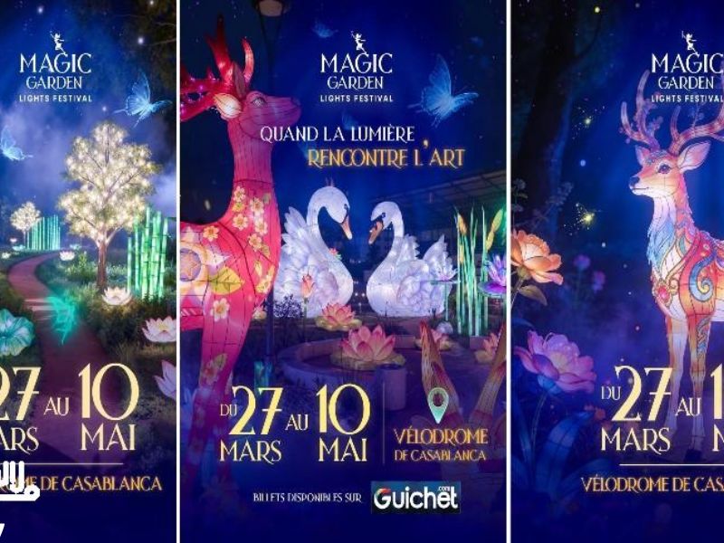 «فيلودروم» البيضاء يضيء من جديد: مهرجان Magic Garden Light يعيد الحياة إلى معلمة تاريخية