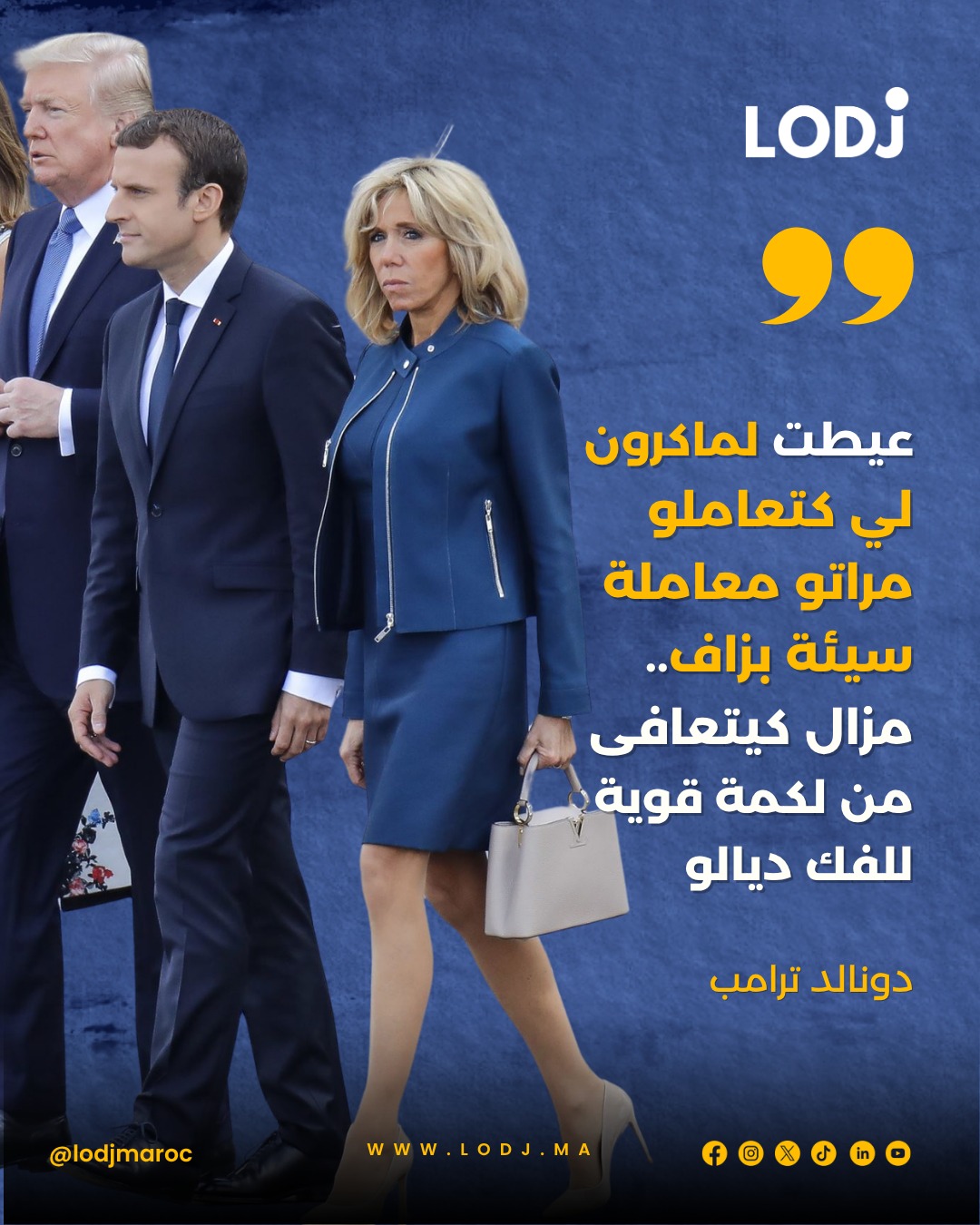 ترامب ينتقد حلفاءه ويهاجم ماكرون بتصريحات مثيرة للجدل