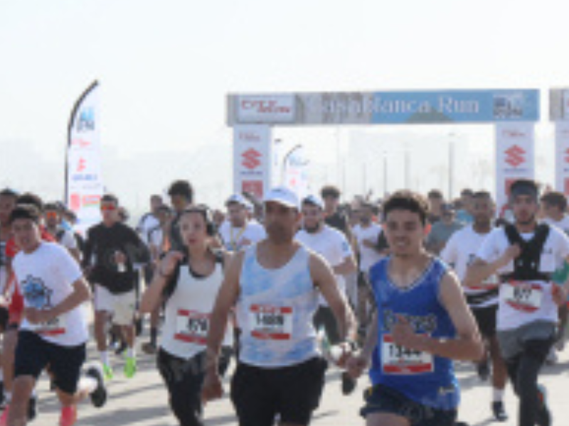 إقبال قياسي على الدورة الخامسة من تظاهرة “CasablancaRun” لتعزيز الرياضة ونمط الحياة الصحي